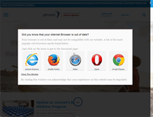 Tablet Screenshot of janssen.com